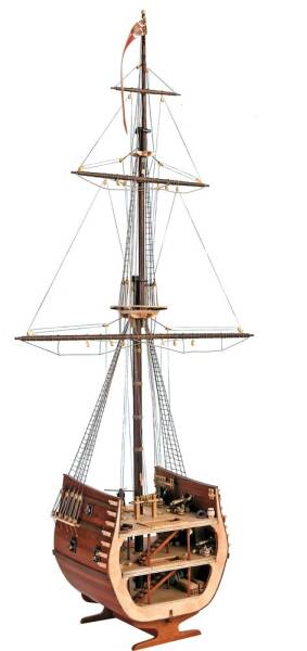 Section of Galleon San Francisco 1:50 Model Ship Kit