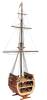 Section of Galleon San Francisco 1:50 Model Ship Kit