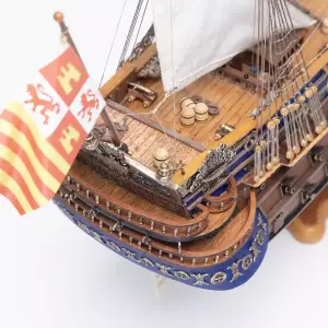 spanische Galeone San Felipe Holzschiffsmodell 1:86