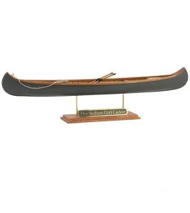 Indian Girl Canoe