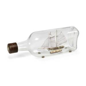 Bottle Ship Schooner Hannah Model Ship Kit 1:300