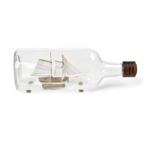 Bottle Ship Schooner Hannah Model Ship Kit 1:300