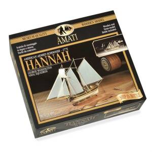 Bottle Ship Schooner Hannah Model Ship Kit 1:300