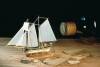 Bottle Ship Schooner Hannah Model Ship Kit 1:300