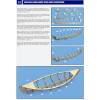Wikingerschiff Drakkar Viking Modellschiff 1:75 Holz