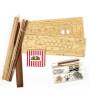 Wikingerschiff Drakkar Viking Modellschiff 1:75 Holz