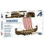 Wikingerschiff Drakkar Viking Modellschiff 1:75 Holz