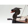 Wikingerschiff Drakkar Viking Modellschiff 1:75 Holz