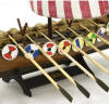 Wikingerschiff Drakkar Viking Modellschiff 1:75 Holz