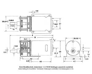 MAX GEAR Getriebemotor 150:1