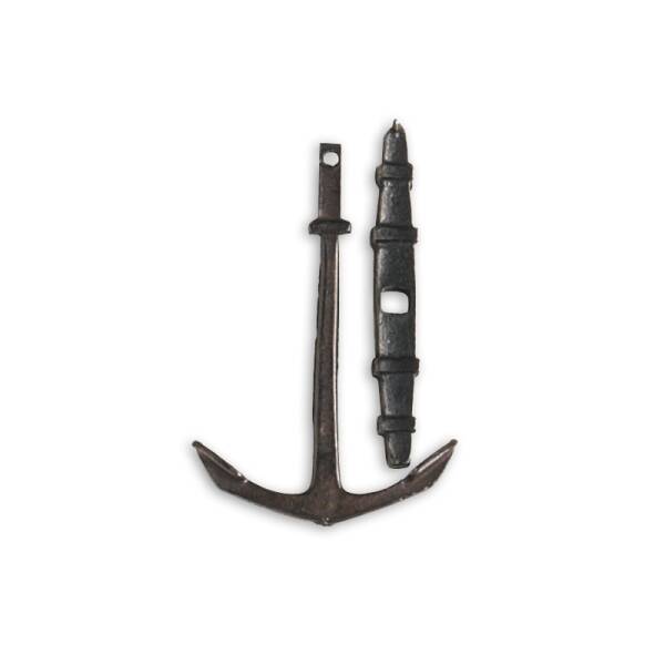 Spanischer Anker mit Querbalken, 45 x 30 mm
