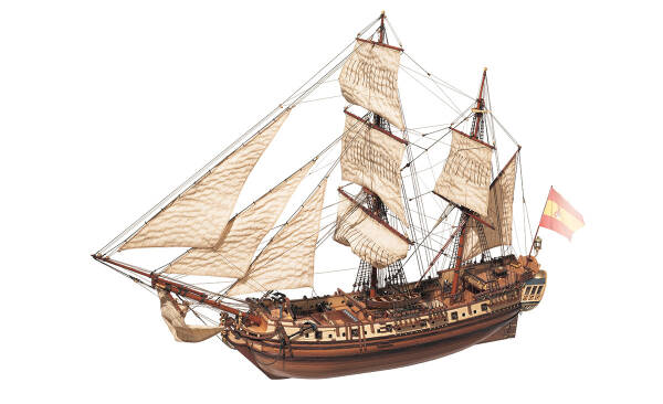 Bombarda La Candelaria Ship Model Kit 1:85