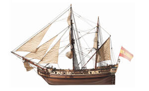 Bombarde La Candelaria Schiffsbausatz 1:85