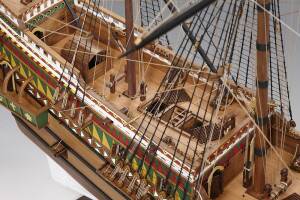 English Warship HMS Revenge Ship Model Kit 1:64