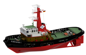 Elbehafen 1 Hafenschlepper Bausatz 1:50