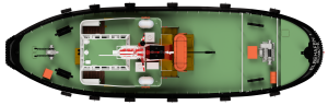 Elbehafen 1 Hafenschlepper Bausatz 1:50