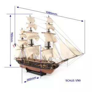 French Frigate ‘Belle Poule’
