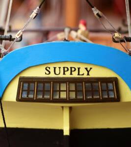 First Fleet Brig HMS Suppl 1:50 Wooden Model Ship Kit