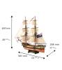 First Fleet Brig HMS Suppl 1:50 Wooden Model Ship Kit