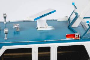Polizeiboot WSP10 Passau RC Modellbausatz ABS 1:20