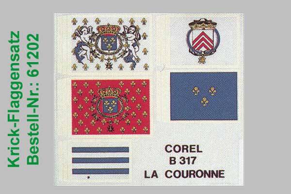 Flag set La Couronne