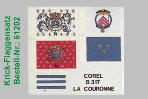 Flag set La Couronne