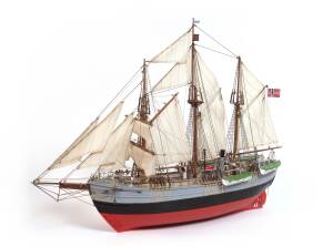 Polar Explorer FRAM ship model, scale 1:85