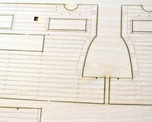 HMS Indefatigable Engraved Deck Set