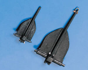 Folding anchor motorboat 40 mm type Danforth