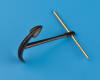 Stick anchor 50 mm plastic (2)