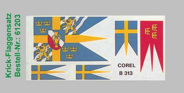 Flag set Wasa + Amphion