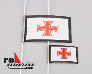 Flag set DGZRS 25x40 mm/15x30 mm