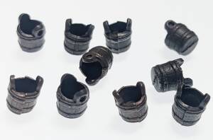 Bucket 6 mm burnished metal (PU10)