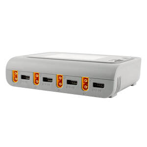 Ladegerät Q4AC LiPo 1-4S 5A 4 Kanal AC/DC