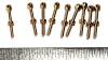 Brass stanchions 6 mm