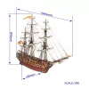 Santisima Trinidad Kit Ship Model Kit 1:90