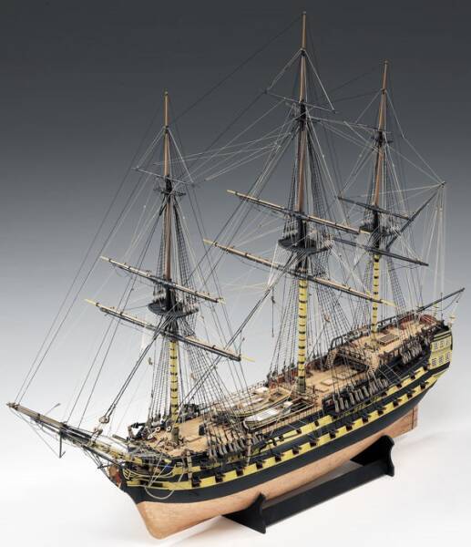 H.M.S. Vanguard Ship Model Kit 1:72