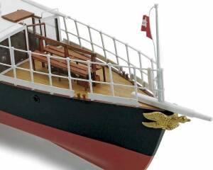 S/S Hjejlen RC Model Steamer Kit 1:33