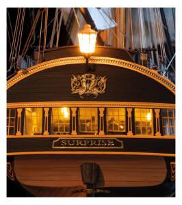 British Frigate HMS Surprise Premium Ship Model Kit 1:48