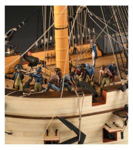 British Frigate HMS Surprise Premium Ship Model Kit 1:48