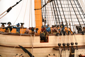 British Frigate HMS Surprise Premium Ship Model Kit 1:48