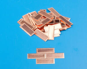 Copper fuselage panelling 6x17mm M 1:72