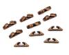 Burnished metal lip 9 mm