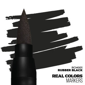 Acrylic touch-up pen for tyre rubber – black
