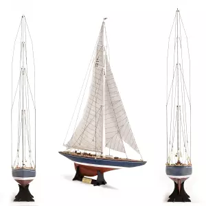America Yacht Ship Model - 1851