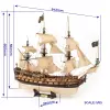 Royal Fortune Pirate Ship Model Kit 1:65