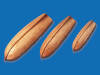 Rowing boat, 50 mm, plastic (pack of 2)