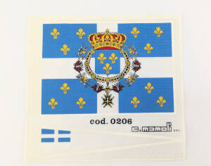 Flag set schooner Marseille M 1:64