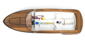 RC Sports Boat Azzurra Model Kit 1:14