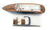 RC Sports Boat Azzurra Model Kit 1:14